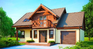 Проекты домов с мансардой Саратов цена от 21095 руб.