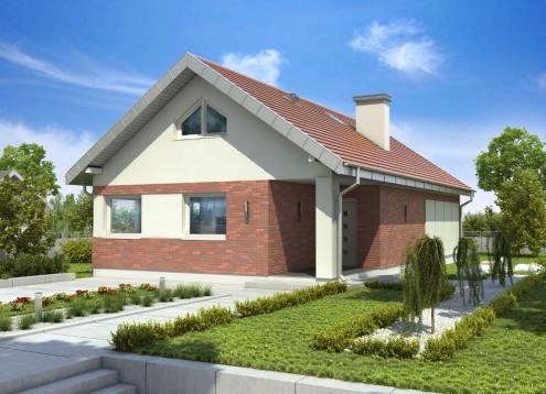 № 1002 Купить Проект дома Злотлинек. Закажите готовый проект № 1002 в Саратове, цена 38074 руб.
