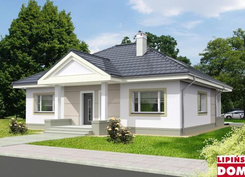 № 1307 Купить Проект дома Люси 4. Закажите готовый проект № 1307 в Саратове, цена 35640 руб.
