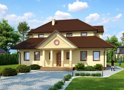 № 1583 Купить Проект дома Олхава. Закажите готовый проект № 1583 в Саратове, цена 50976 руб.