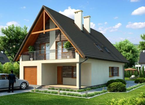 № 1591 Купить Проект дома Потазники. Закажите готовый проект № 1591 в Саратове, цена 50040 руб.