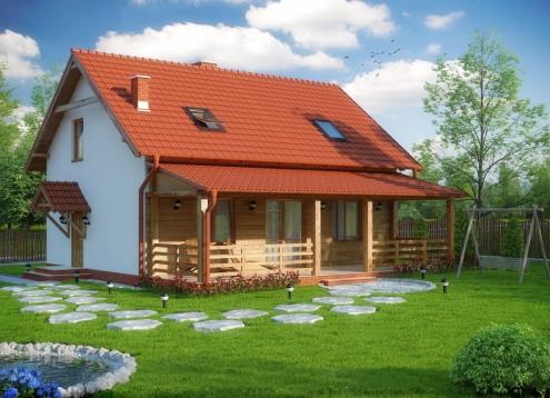 № 1598 Купить Проект дома Зерковице 2. Закажите готовый проект № 1598 в Саратове, цена 42084 руб.