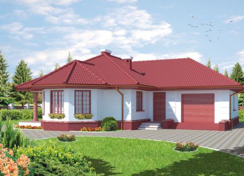 № 1615 Купить Проект дома Лбовь. Закажите готовый проект № 1615 в Саратове, цена 55332 руб.