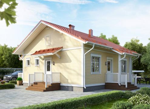 № 1662 Купить Проект дома Ателикоти 1-80А. Закажите готовый проект № 1662 в Саратове, цена 28800 руб.
