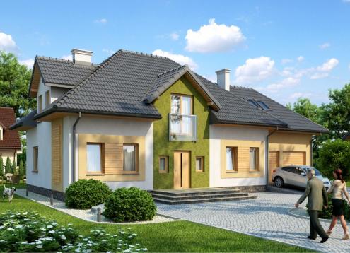 № 1820 Купить Проект дома Астра-2. Закажите готовый проект № 1820 в Саратове, цена 59256 руб.