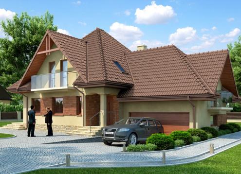 № 1822 Купить Проект дома Вереск-2. Закажите готовый проект № 1822 в Саратове, цена 53784 руб.